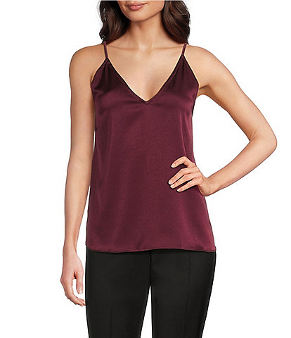 Marella Carso V-Neck Camisole Satin Top
