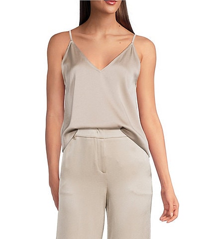 Marella Carso V-Neck Camisole Satin Top