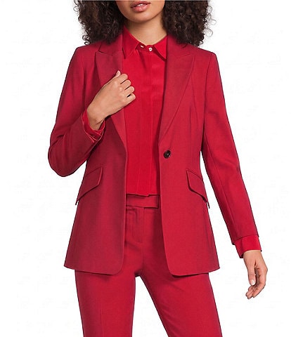 Marella Mllgambero Single Breasted Stretch Twill Blazer