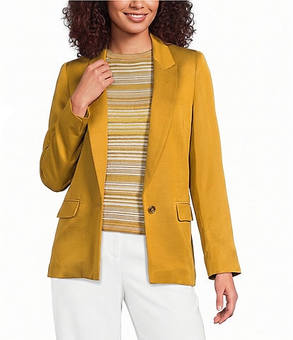 Marella Mllopunzia Lapel Collar Long Sleeve Blazer