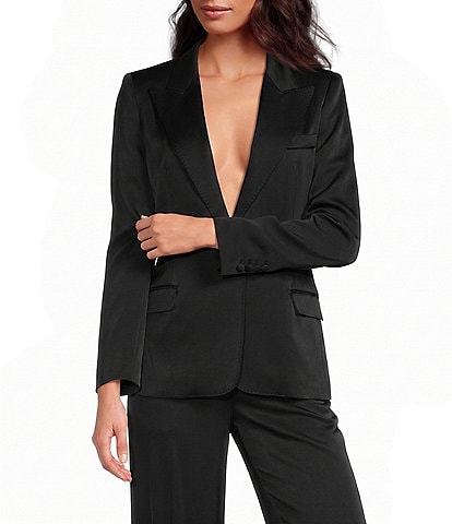 Marella Mllzimino Satin Single Breasted Coordinating Jacket