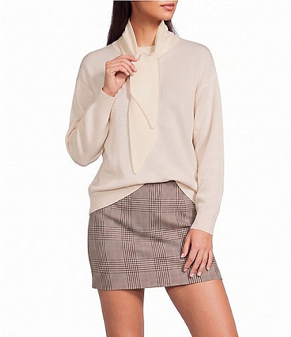Marella Mlsgiochi Wool Cashmere Neck Scarf Sweater
