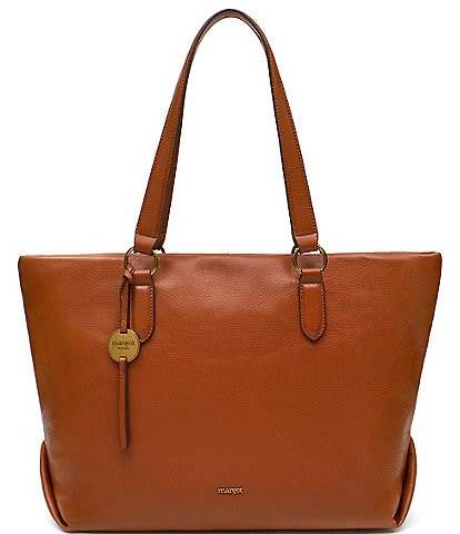 Margot Sienna Leather Tote Bag