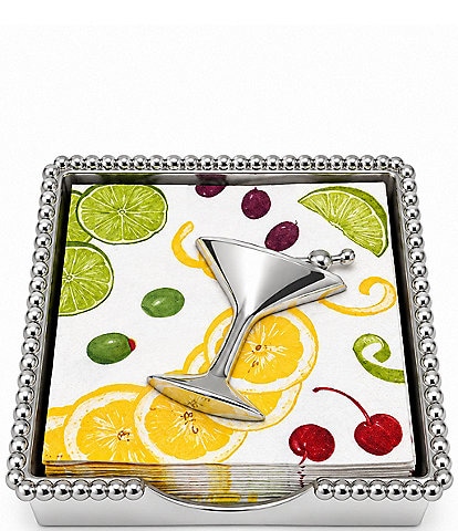 Mariposa Cocktail Beaded Napkin Box