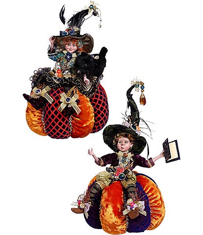 Mark Roberts Assorted Pumpkin Elf,  Set of 2