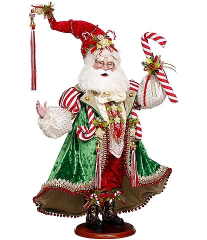Mark Roberts Candy Cane & Cookie Santa Figurine