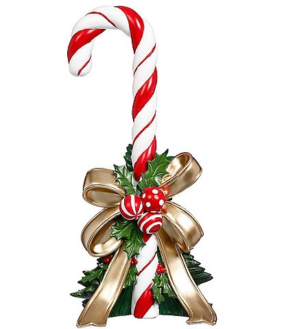 Mark Roberts Candy Cane With Bow Tabletop, Small