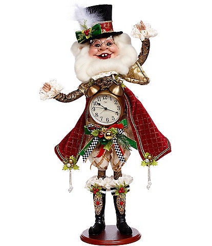 Mark Roberts Christmas Clock Elf Figurine, Medium