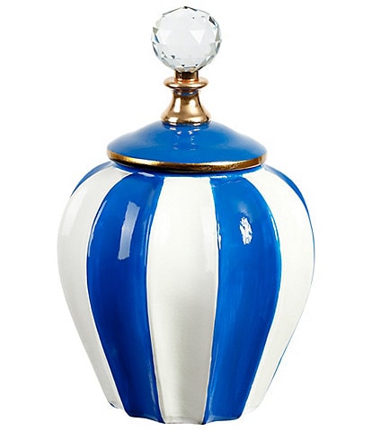 Mark Roberts Classic Stripe Vase with Lid