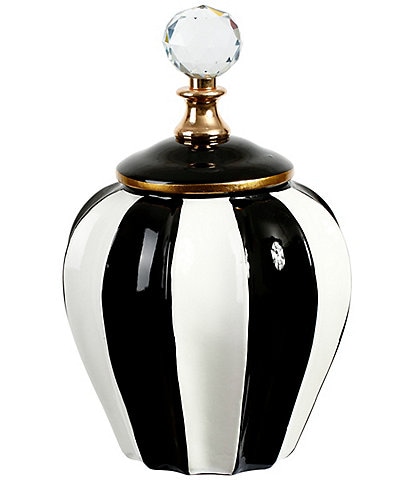 Mark Roberts Classic Stripe Vase with Lid
