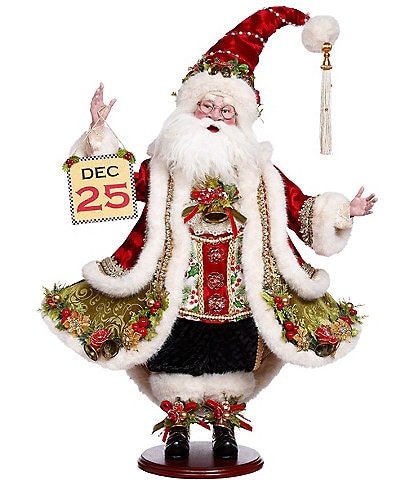 Mark Roberts December 25 Santa Figurine