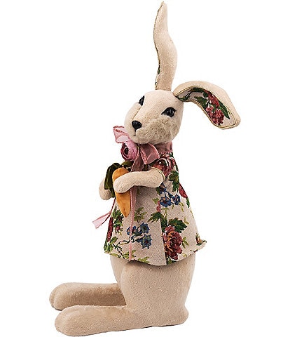Mark Roberts Easter Rabbit with Carrots, Standing 20 Inches Figurine