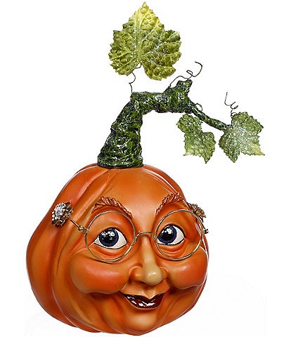 Mark Roberts Festive Fall Pumpkin Head Decorative Accent