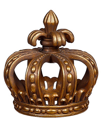 Mark Roberts Fleur De Lis Crown Figurine- 7.5 Inches