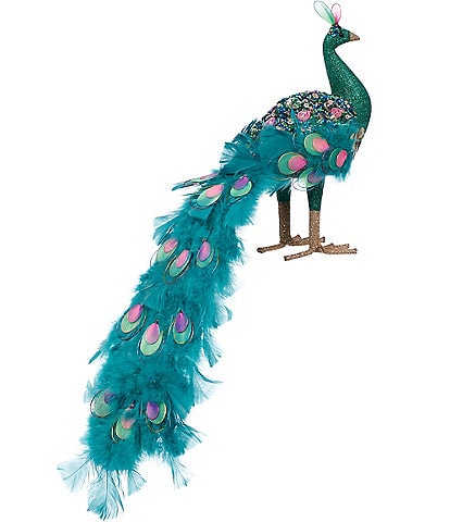 Mark Roberts Glamorous Peacock, Set of 2
