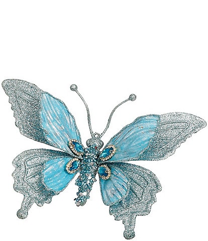 Mark Roberts Glitter Jewel Butterfly Clip, Set of 6