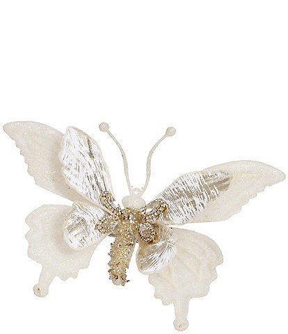 Mark Roberts Glitter Jewel Butterfly Clip, Set of 6