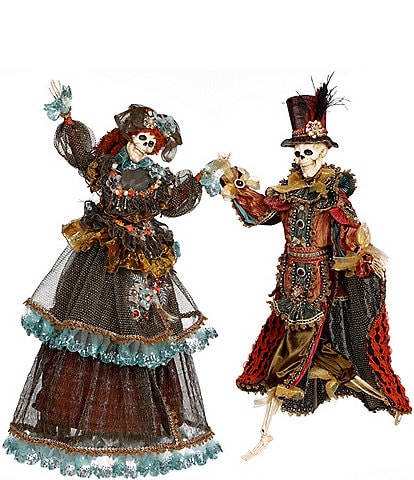 Mark Roberts Halloween Stately Skeleton Couple, Large