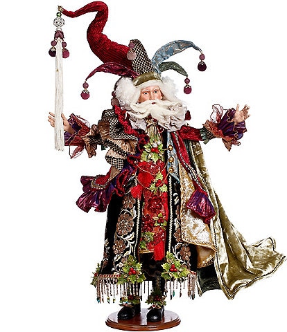 Mark Roberts Holiday Collection  26-Inch Santa Noel Wood Stand Figurine