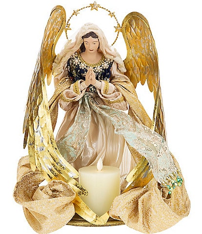 Mark Roberts Holiday Collection 16- Inch Praying Blue Angel Figurine