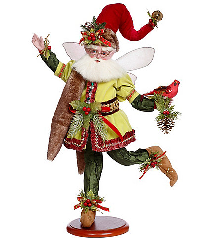 Mark Roberts Holiday Collection 21-Inch Holly Berry Fairy Wood Stand Figurine