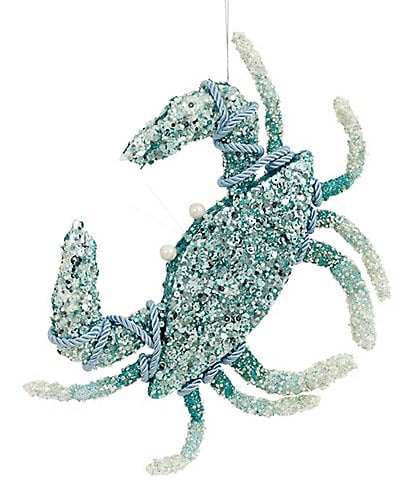 Mark Roberts Holiday Collection Beaded Crab Ornament,  Set of 6