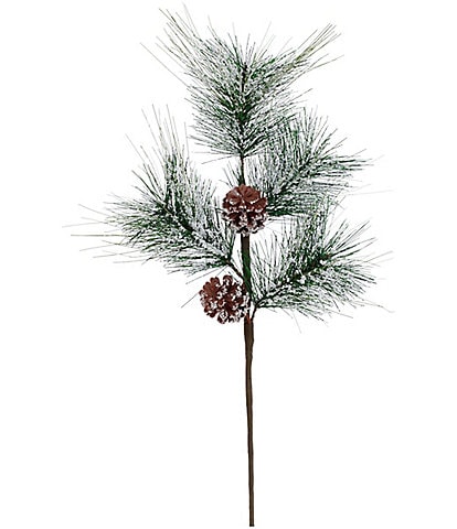 Mark Roberts Holiday Collection Frosted Pine Cone Pick, Set of 12