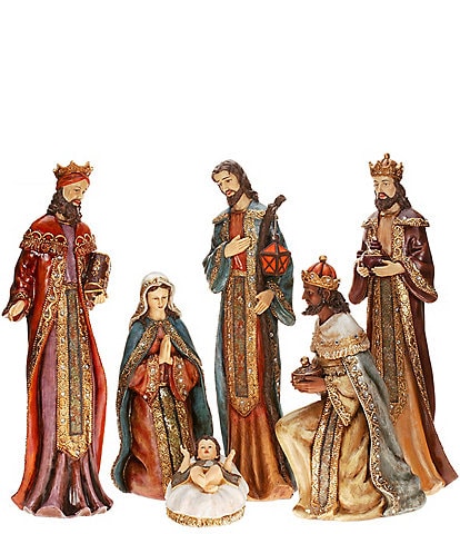 Mark Roberts Holiday Collection Grand Byzantine Nativity Figurine Set, Set of 6