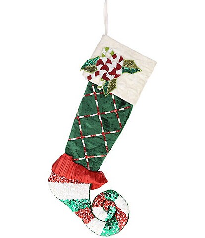 Mark Roberts Holiday Collection Holly and Ivy Christmas Stocking