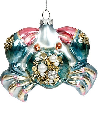 Mark Roberts Holiday Collection Jeweled Crab Ornament,  Set of 12