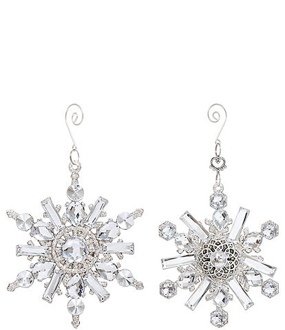 Mark Roberts Holiday Collection Jeweled Snowflakes Ornament, Set of 12