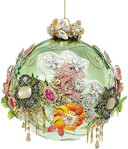 Mark Roberts Holiday Collection King's Jewel Mint Ball Ornament