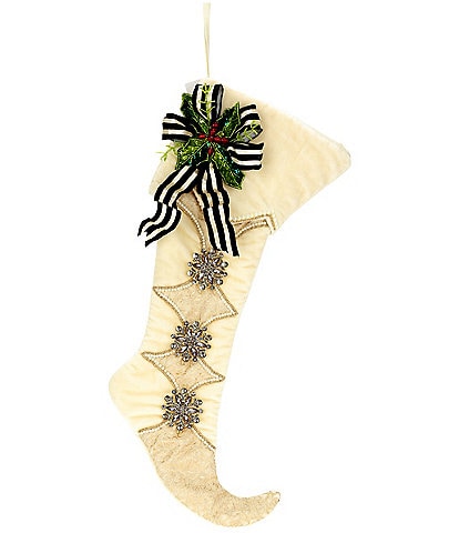 Mark Roberts Holiday Snowflake Stocking