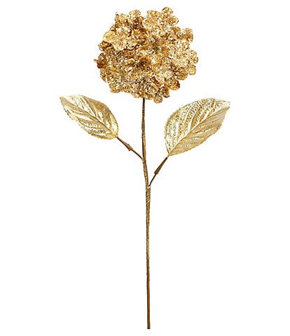 Mark Roberts Hydrangea Spray Gold Set of 12