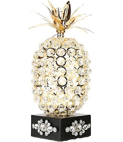 Mark Roberts Jeweled Crystal Pineapple Figurine - 8"