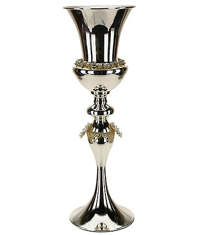 Mark Roberts Jeweled Silver Urn - 21.5#double;
