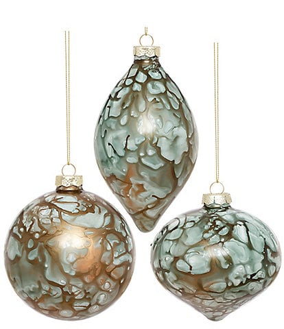 Mark Roberts Marbled Ornament Box of 6