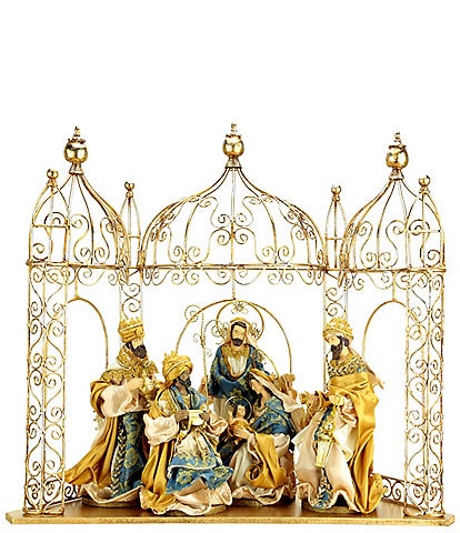 Mark Roberts Nativity On Gazebo