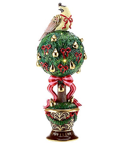 Mark Roberts Partridge In A Pear Tree Topiary Figurine
