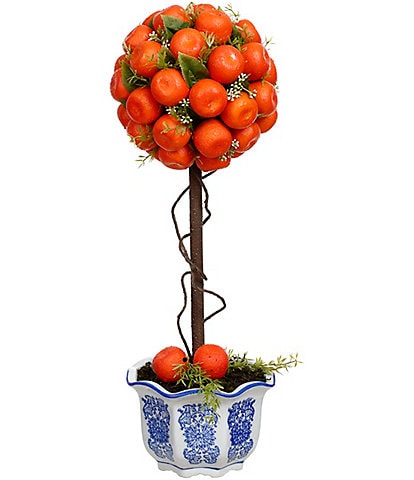 Mark Roberts Potted Orange Topiary - 23.5#double;