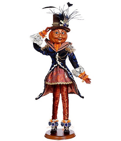 Mark Roberts Pumpkin Master Wood Stand Figurine