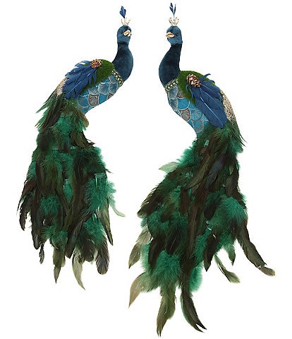 Mark Roberts Regal Hanging Peacock, Medium