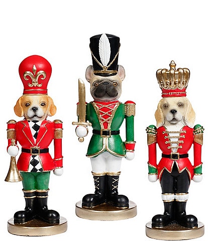 Mark Roberts Royal Dog Nutcracker Set of 3