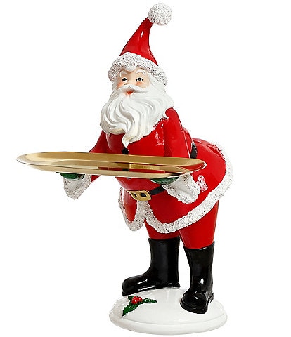 Mark Roberts Santa Serving Tray Figurine