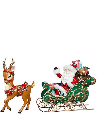 Mark Roberts Santa Sleigh Ride Figurine