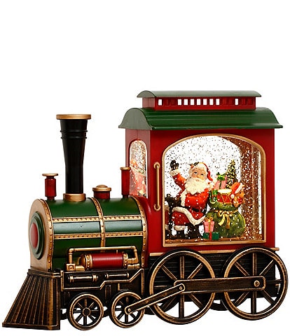 Mark Roberts Santa Train Scene LED Figurine