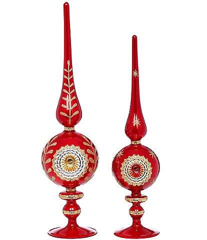 Mark Roberts Scrolled Tree Finial, Set of 2