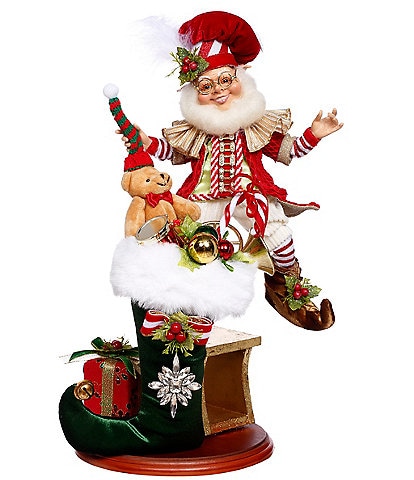 Mark Roberts Stocking Stuffing Elf Scene Figurine