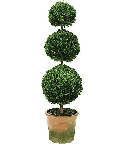 Mark Roberts Triple Ball Boxwood Topiary