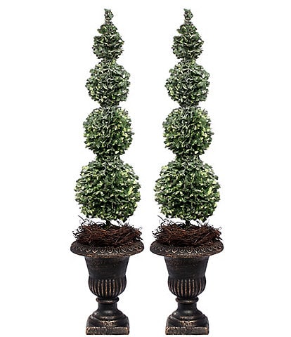 Mark Roberts Triple Pine Topiary, Set of 2